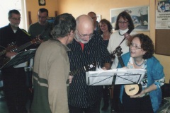 Ein Musikwunsch an das Ukulele-Ensemble, dass uns an unserem zwanzigjährigen Jubiläum begleitete.